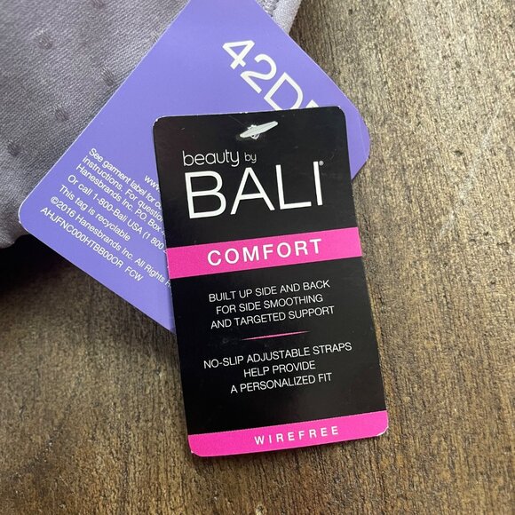 BALI Comfort Wireless Bra Size 42DD Plus Size NWT - Picture 2 of 7
